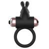 COQUETTE TOYS - COCKRING AVEC VIBRATEUR NOIR/ OR