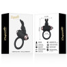 COQUETTE TOYS - COCKRING AVEC VIBRATEUR NOIR/ OR