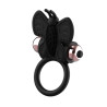 COQUETTE TOYS - COCKRING PAPILLON AVEC VIBRATEUR NOIR/ OR