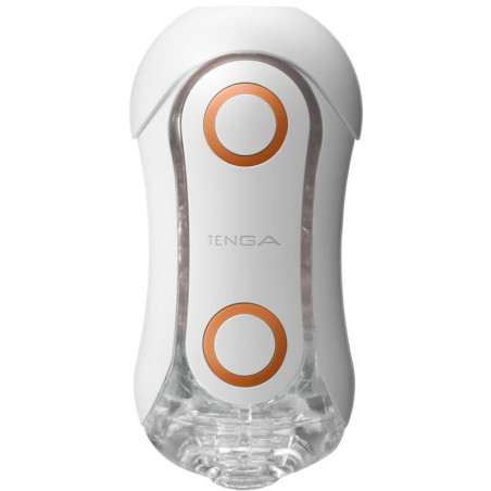 TENGA - MASTURBATEUR FLIP ORB STRONG CRASH BLANC ET ORANGE