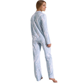 Pyjama pantalon chemise manches longues Naomi