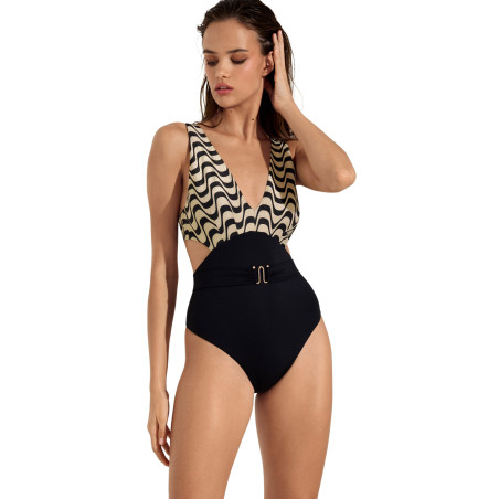 Maillot de bain une pièce monokini préformé sans armatures Iceland