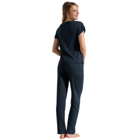 Pyjama pantalon t-shirt manches courtes Naty