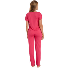 Pyjama pantalon t-shirt manches courtes Naty