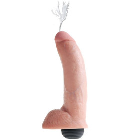 KING COCK - PÉNIS ÉJACULATEUR NATUREL RÉALISTE 22.86 CM