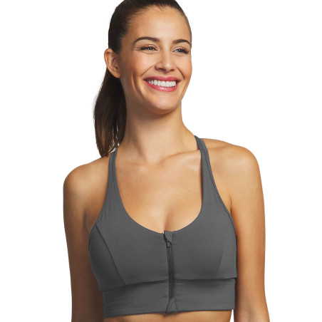 Brassière de sport zippée Tech ST5