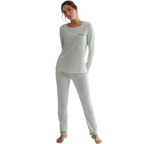 Pyjama pantalon haut manches longues Rayas