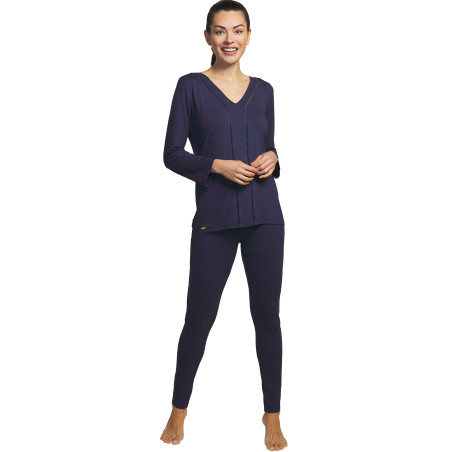 Tenue de détente et intérieur pyjama leggings haut Vainica