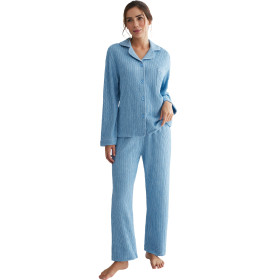 Pyjama pantalon chemise manches longues Espiga