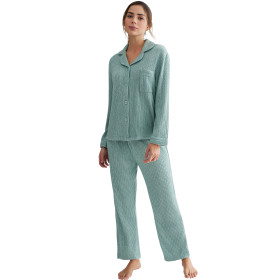 Pyjama pantalon chemise manches longues Espiga