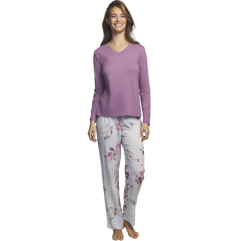 Tenue détente et intérieur pyjama pantalon haut Romantica