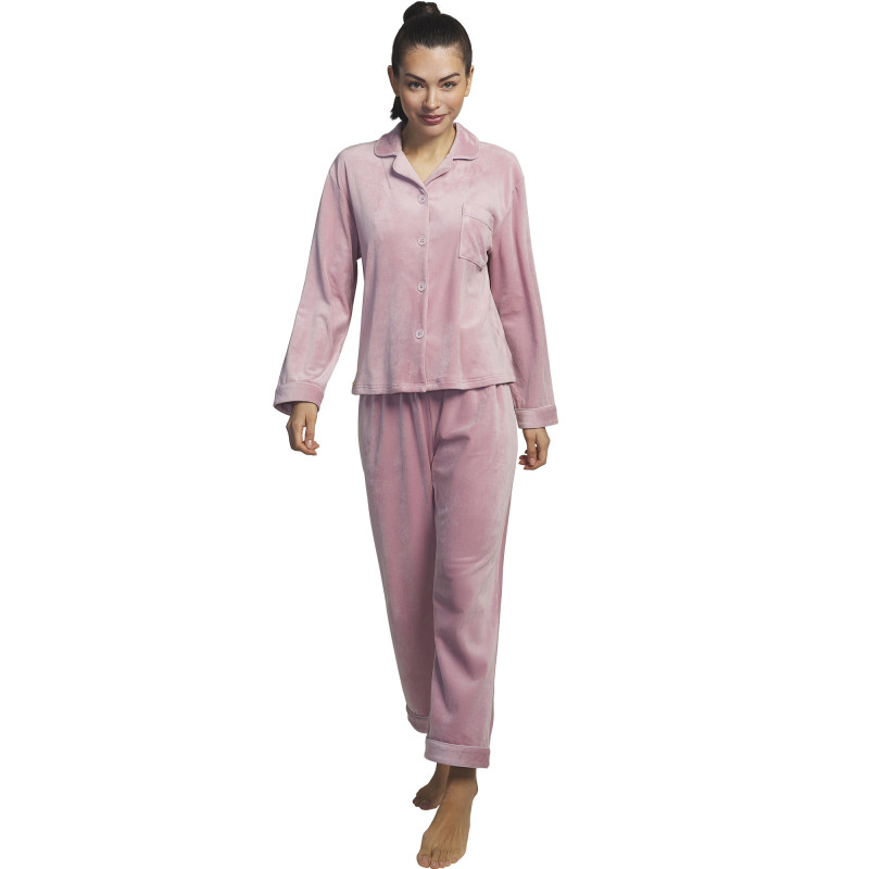 Tenue détente et intérieur pyjama pantalon chemise Polar Soft