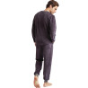 Pyjama velours tenue d'intérieur pantalon et haut Home