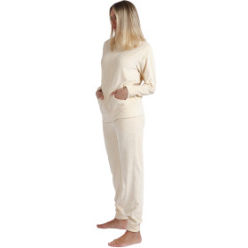 Pyjama tenue d'intérieur pantalon veste zippée Soft Home