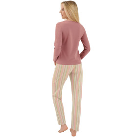 Pyjama tenue d'intérieur pantalon top manches longues Maxine