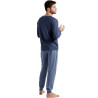 Pyjama tenue d'intérieur pantalon et haut Azure A Antonio Miro