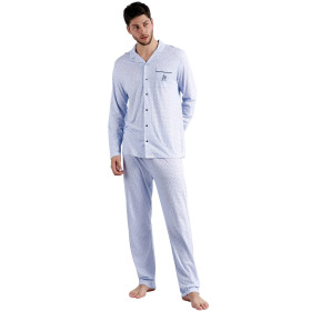 Pyjama tenue d'intérieur pantalon et chemise Stripes And Dots