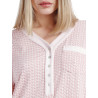 Chemise de nuit manches longues Rose Chains