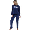 Pyjama velours pantalon top manches longues Cloudy Nights