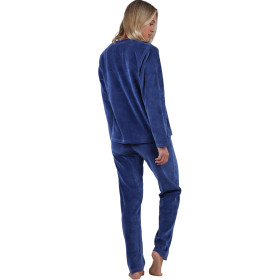 Pyjama velours pantalon top manches longues Cloudy Nights