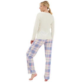 Pyjama pantalon top manches longues Holiday