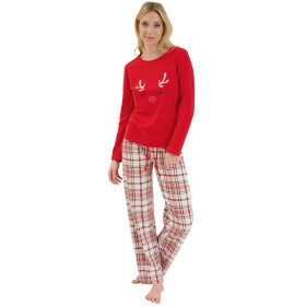 Pyjama pantalon top manches longues Holiday