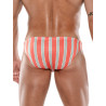 Slip de bain Retro Stripe