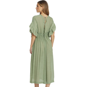 Robe longue estivale à volants Mojito