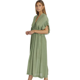 Robe longue estivale à volants Mojito