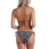 Ensemble deux pièces bikini triangle push-up Ethnic Feathers