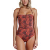 Maillot de bain une pièce bustier préformé Sunset Palm