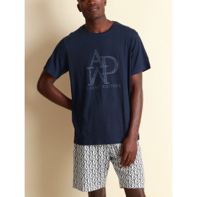 Pyjama short t-shirt Logo Soft