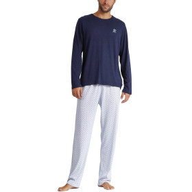 Pyjama pantalon top manches longues Stripes And Dots