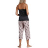 Pyjama tenue d'intérieur pantalon palazzo caraco Elegant Dots