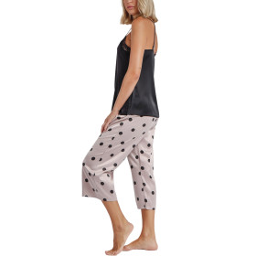 Pyjama tenue d'intérieur pantalon palazzo caraco Elegant Dots