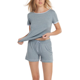Haut pyjama t-shirt manches courtes Laura