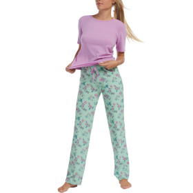 Pyjama tenue d'intérieur pantalon top manches courtes Posh