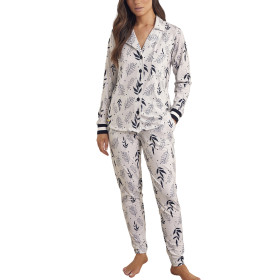 Pyjama tenue pantalon chemise manches longues Botanic