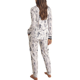 Pyjama tenue pantalon chemise manches longues Botanic