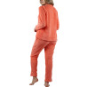 Pyjama polaire tenue pantalon top manches longues Hello Winter