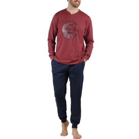Pyjama tenue d'intérieur pantalon et haut Stamp Antonio Miro
