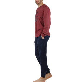 Pyjama tenue d'intérieur pantalon et haut Stamp Antonio Miro