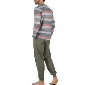 Pyjama tenue d'intérieur pantalon et haut Rayas Camouflage Lois