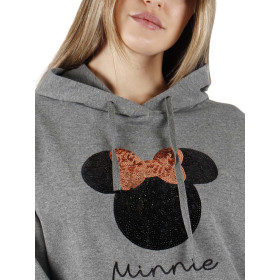 Pyjama tenue d'intérieur pantalon top à capuche Minnie Sequins Disney