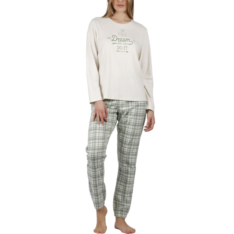 Pyjama tenue d'intérieur pantalon top manches longues If You Dream