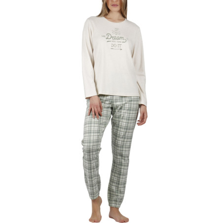 Pyjama tenue d'intérieur pantalon top manches longues If You Dream