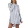 Chemise de nuit manches longues Fashion Stripes