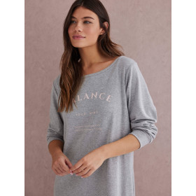 Chemise de nuit manches longues Cotton