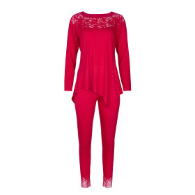 Pyjama tenue d'intérieur pantalon top manches longues Flamenco