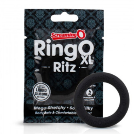 SCREAMING O - ANNEAU PÉNIENO RITZ XL NOIR